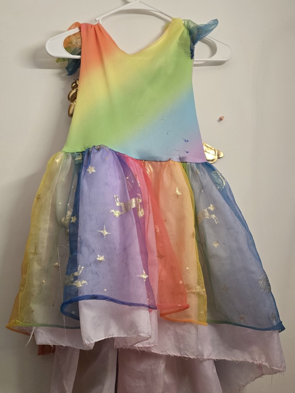 Rainbow Tulle Star Dress